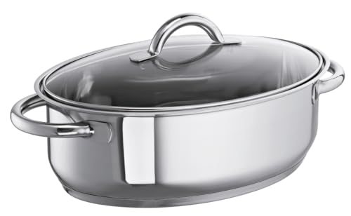 Schulte-Ufer 6768-30 Sicht-Bräter, 30 cm, 5,00 l Induktion, Silber Schulte-Ufer 6768-30 Sicht-Bräter, 30 cm, 5,00 l Induktion, Silber von Schulte-Ufer