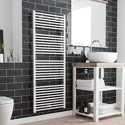 Badheizkörper mit Einzelanschluss unten, Modell Toskana, 153 x 60 cm, Weiß, Der Renovierungsprofi von Schulte