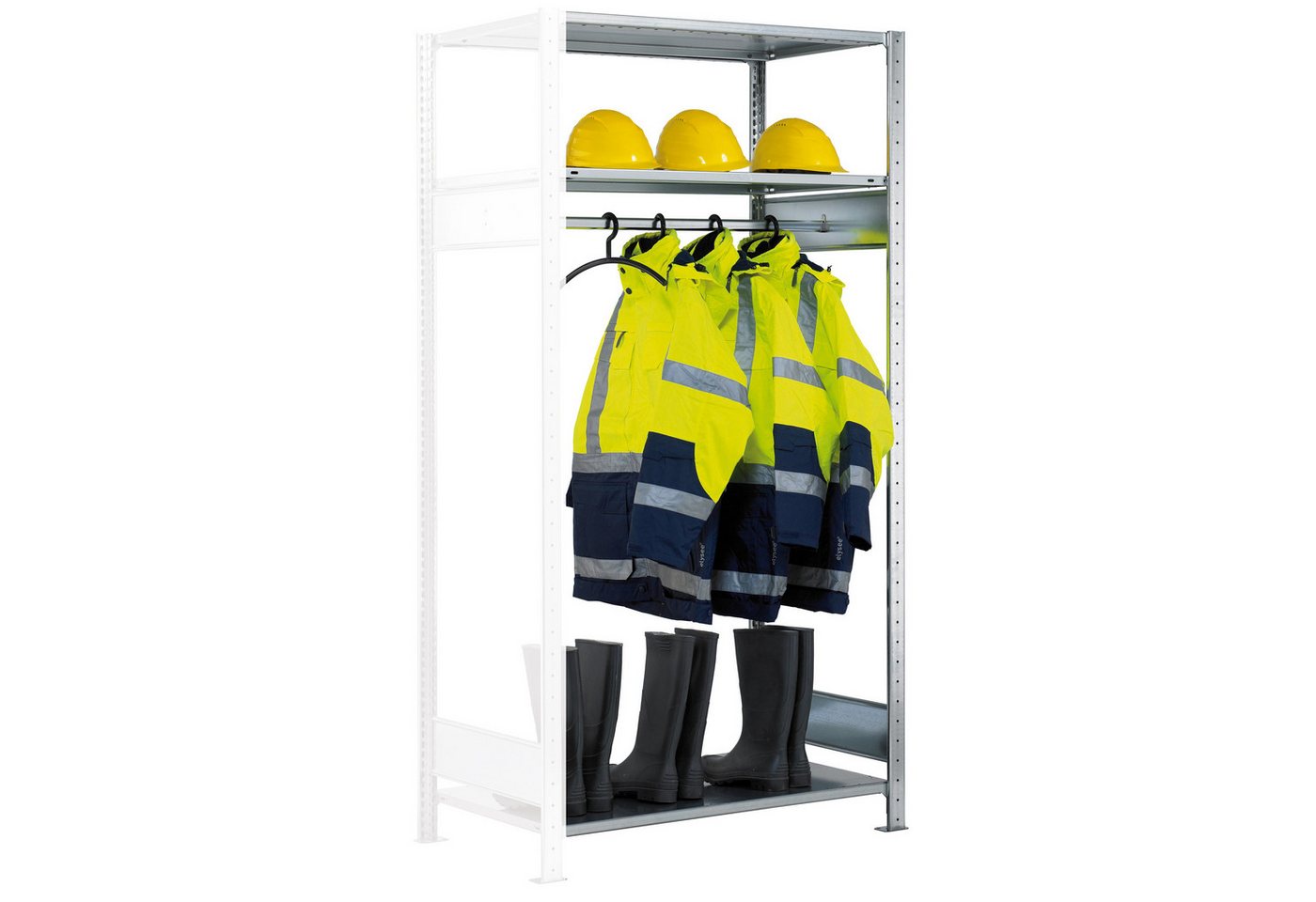 Schulte Aktenschrank Anbau-Garderobenregal MULTIplus 14155 200x75x60cm Schulte Aktenschrank Anbau-Garderobenregal MULTIplus 14155 200x75x60cm von Schulte