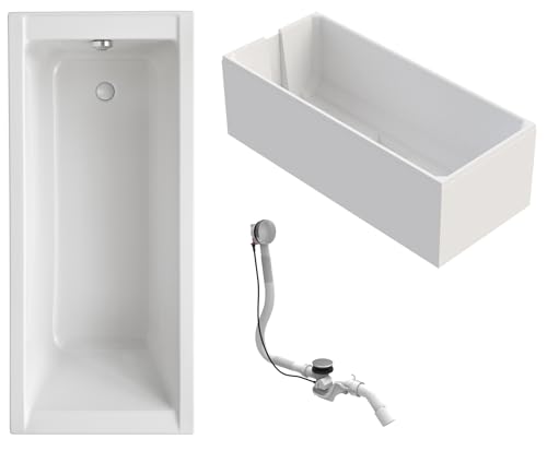 Schulte Badewanne Como,160x75 cm, Komplett inkl. Wannenträger und Ablauf, aus hochwertigem Acryl in Weiß glänzend Schulte Badewanne Como,160x75 cm, Komplett inkl. Wannenträger und Ablauf, aus hochwertigem Acryl in Weiß glänzend von Schulte