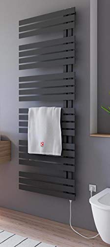 Schulte Breda Handtuchwärmekörper elektrisch, befüllt mit Heizstab 1, Montage rechts, Pearl Schwarz, 900 Watt, H02416960-E1R 72 Schulte Breda Handtuchwärmekörper elektrisch, befüllt mit Heizstab 1, Montage rechts, Pearl Schwarz, 900 Watt, H02416960-E1R 72 von Schulte