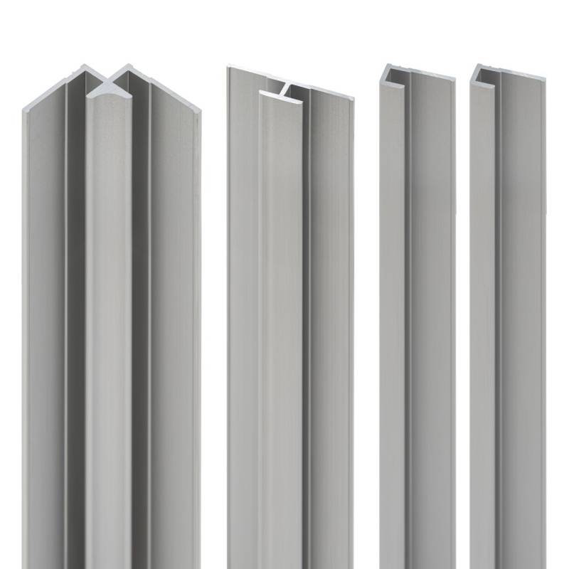 Schulte Profilset für Duschrückwände alu-natur 255 cm von Schulte