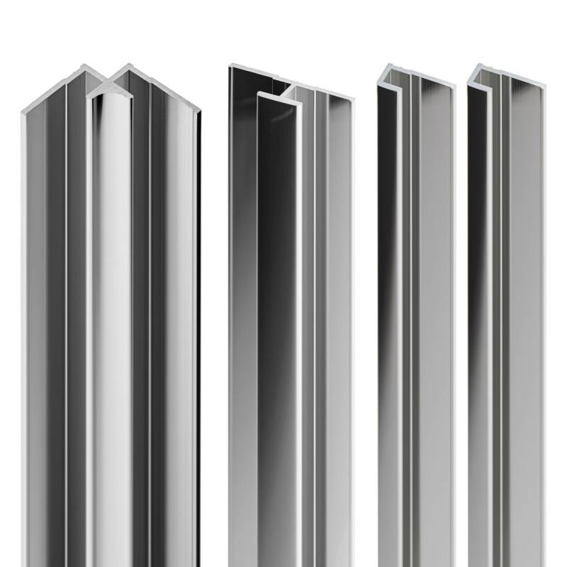 Schulte Profilset für Duschrückwände chrom 255 cm von Schulte