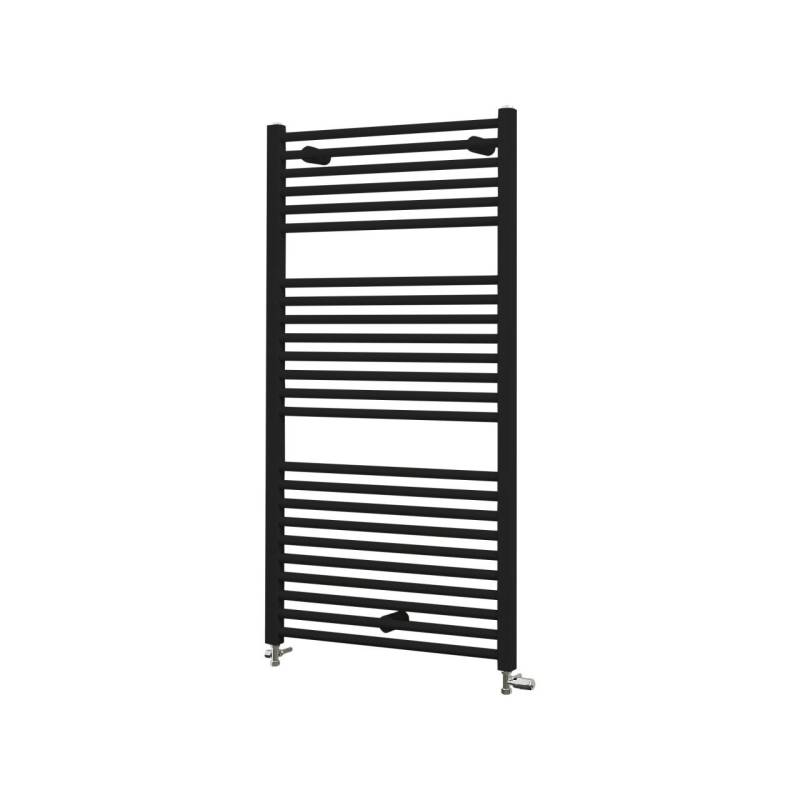 Schulte Design-Heizkörper Turbo 113,5 x 60 cm mattschwarz 600 W von Schulte