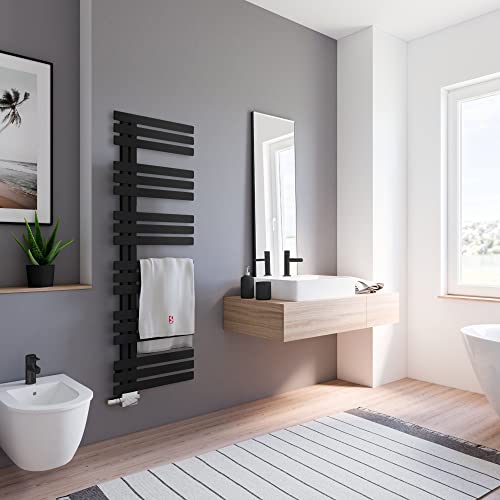 Schulte Designheizkörper Emma, Größe: 150 x 50 cm Stahl pulverbeschichtet, Farbton: Mattschwarz Schulte Designheizkörper Emma, Größe: 150 x 50 cm Stahl pulverbeschichtet, Farbton: Mattschwarz von Schulte