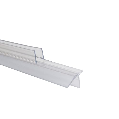 Schulte Dichtung Dusche Duschdichtung Schwallschutz Wasserabweiser Dichtlippe 8 mm 100 cm, 1 Stück, transparent, 4056397002222 von Schulte