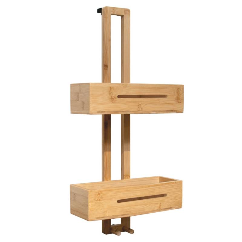 Schulte Duschablage aus Bambus hängend 28 x 15 x 60 cm von Schulte