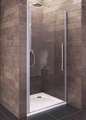 Schulte D69241002 01 50 Duschkabine Drehtür Nische Bremen, 75 x 190 cm, 5 mm Sicherheitsglas transparent, Profile in alu grau Schulte D69241002 01 50 Duschkabine Drehtür Nische Bremen, 75 x 190 cm, 5 mm Sicherheitsglas transparent, Profile in alu grau von Schulte