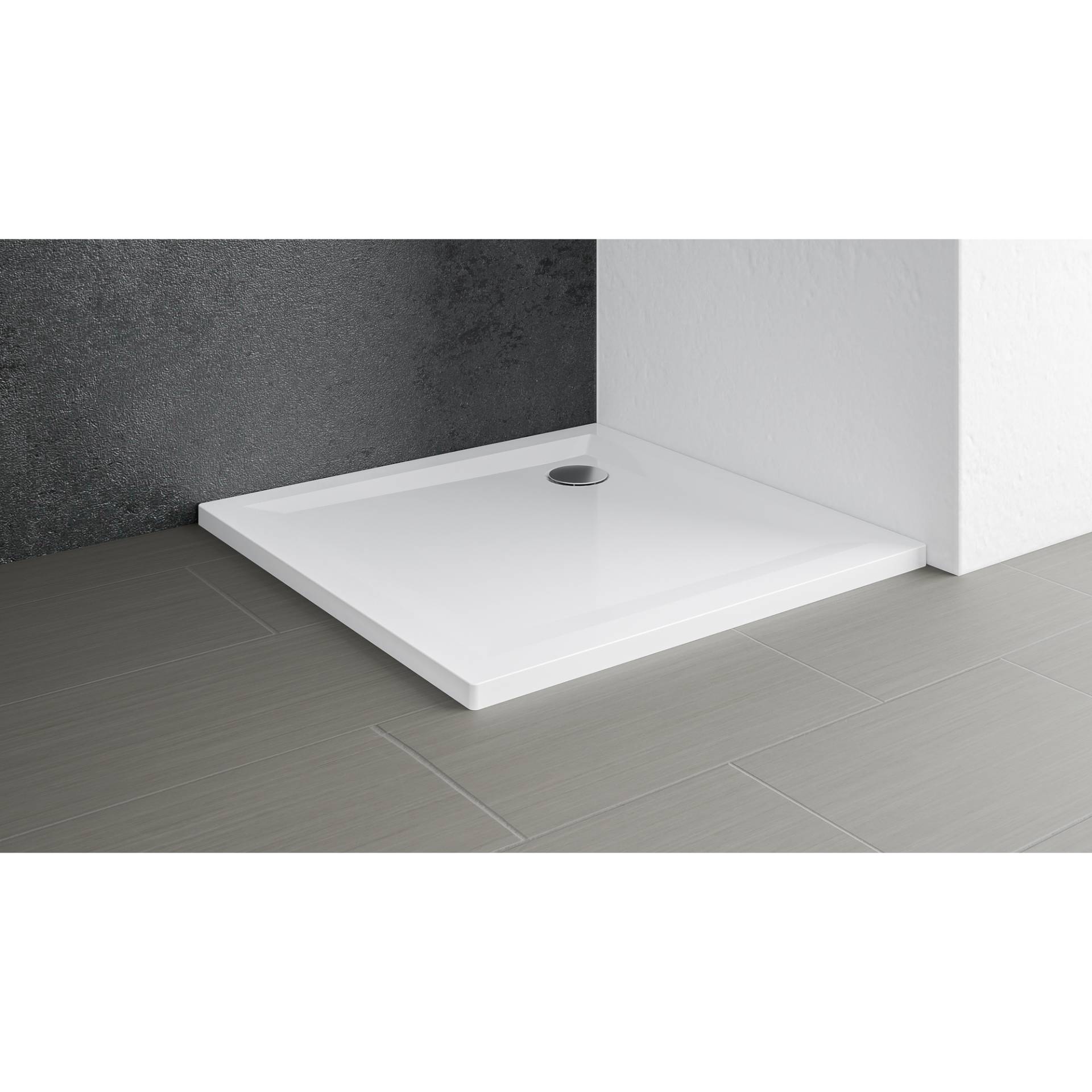 Schulte Duschwanne Mineralguss extra-flach Rechteck weiß 80 x 100 cm Schulte Duschwanne Mineralguss extra-flach Rechteck weiß 80 x 100 cm von Schulte
