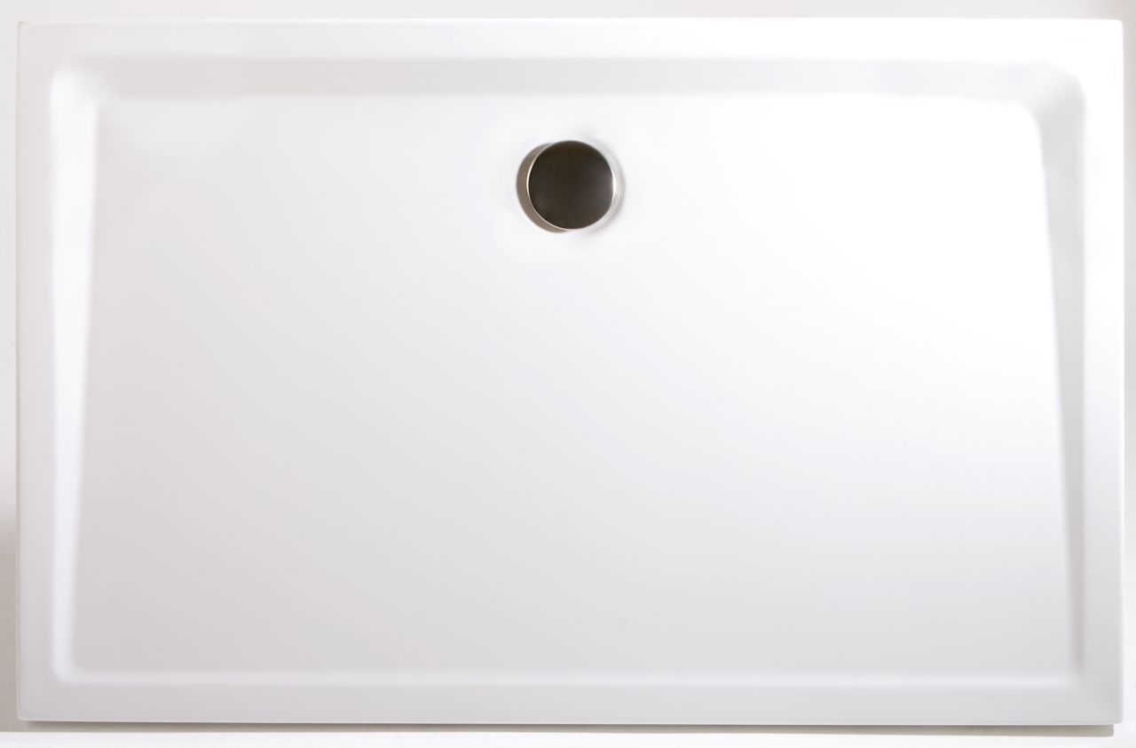 Schulte Duschwanne Sanitär-Acryl 80 x 120 cm alpinweiß von Schulte