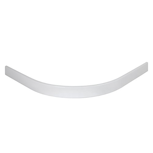 Schulte Duschwannen-Schürze 100x100 cm, rund extra-flach, Höhe 11 cm, Radius 550 mm, Sanitär-Acryl alpin-weiß von Schulte