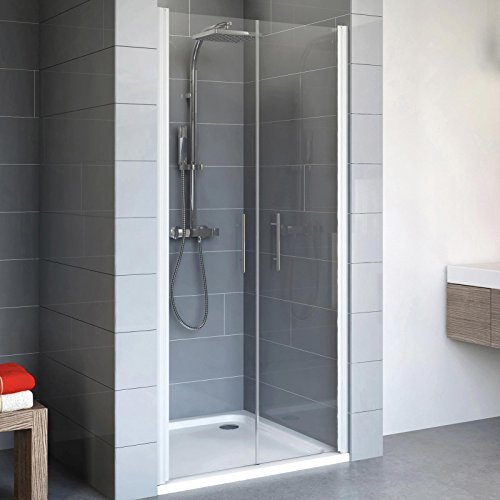 Schulte EP322004 01 500 Duschkabine Alexa Style 2.0 Pendeltür Nische, 80 x 192 cm, 5 mm Sicherheitsglas Klar hell fixil beschichtet, alunatur, Montage auf Duschwanne oder Fliese Schulte EP322004 01 500 Duschkabine Alexa Style 2.0 Pendeltür Nische, 80 x 192 cm, 5 mm Sicherheitsglas Klar hell fixil beschichtet, alunatur, Montage auf Duschwanne oder Fliese von Schulte