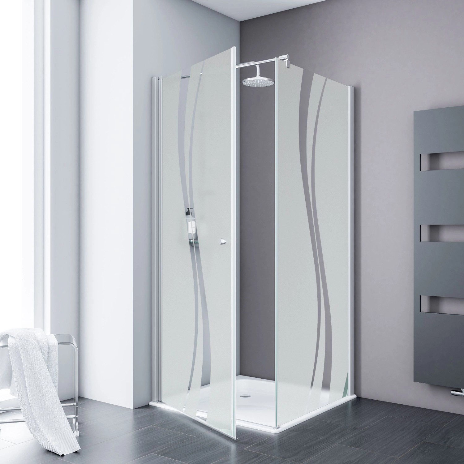 Schulte ExpressPlus Set Duschkabine mit Drehtür AlexaStyle2.0 mit DW 192x80cm Schulte ExpressPlus Set Duschkabine mit Drehtür AlexaStyle2.0 mit DW 192x80cm von Schulte