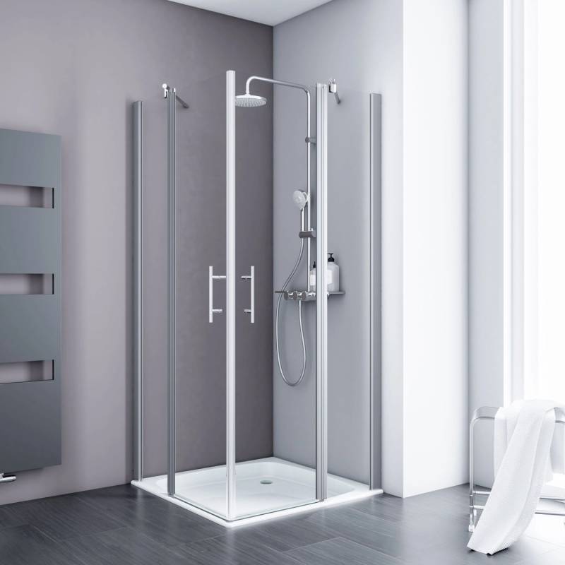 Schulte ExpressPlus Set Eckeinstieg AlexaStyle2.0 mit Duschwanne 192x80cm von Schulte