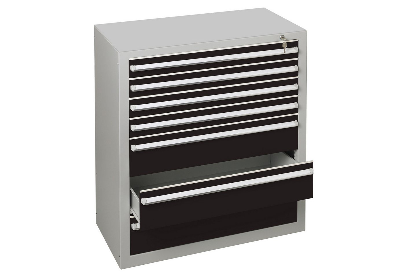 Schulte Hängeschuhschrank Schubladenblock 36317 110cm 4+3 Schübe lichtgrau/schwarz Schulte Hängeschuhschrank Schubladenblock 36317 110cm 4+3 Schübe lichtgrau/schwarz von Schulte