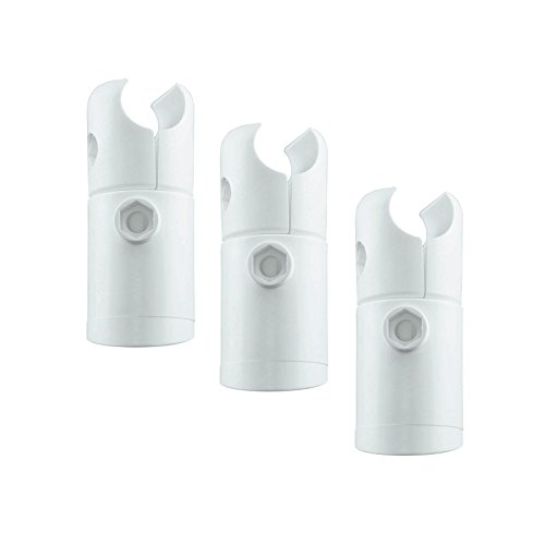 Schulte Halterungen gerade Heizkörper San Remo Wien Genf, alpin-weiß, 22 mm Rohrdurchmesser, Befestigung Wand-halterung Befestigungs-Set Badheizkörper Designheizkörper von Schulte