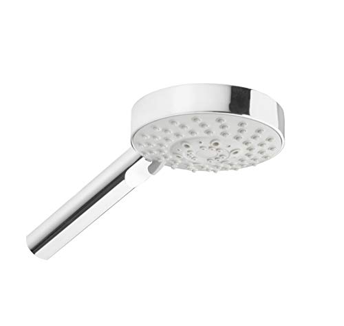 Schulte Handbrause Duschkopf Modern, chromoptik, leichte Reinigung EASY-Clean System, 5 Strahlarten für wohltuendes Duschen, D961528 von Schulte