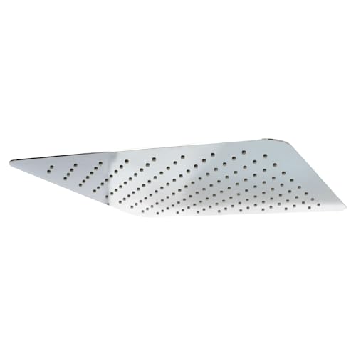Schulte Kopfbrause Chrom Eckig 40x40 cm – Hochwertige Regendusche mit glänzendem Chrom-Finish von Schulte