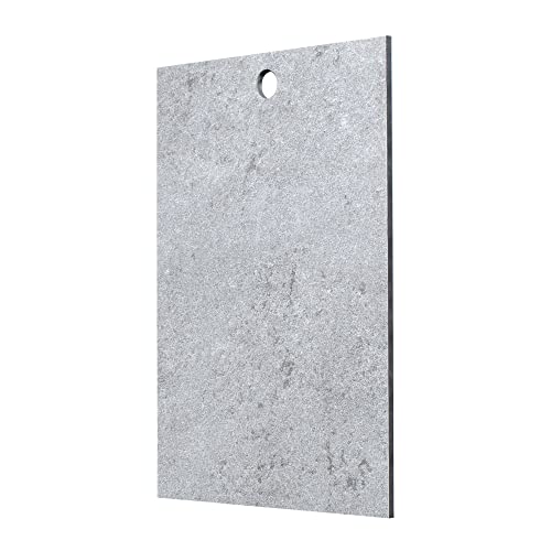 Schulte DecoDesign Musterplatte, Dekor Stein Grau-hell, 14,8 x 10,5 cm, M98401-602 von Schulte