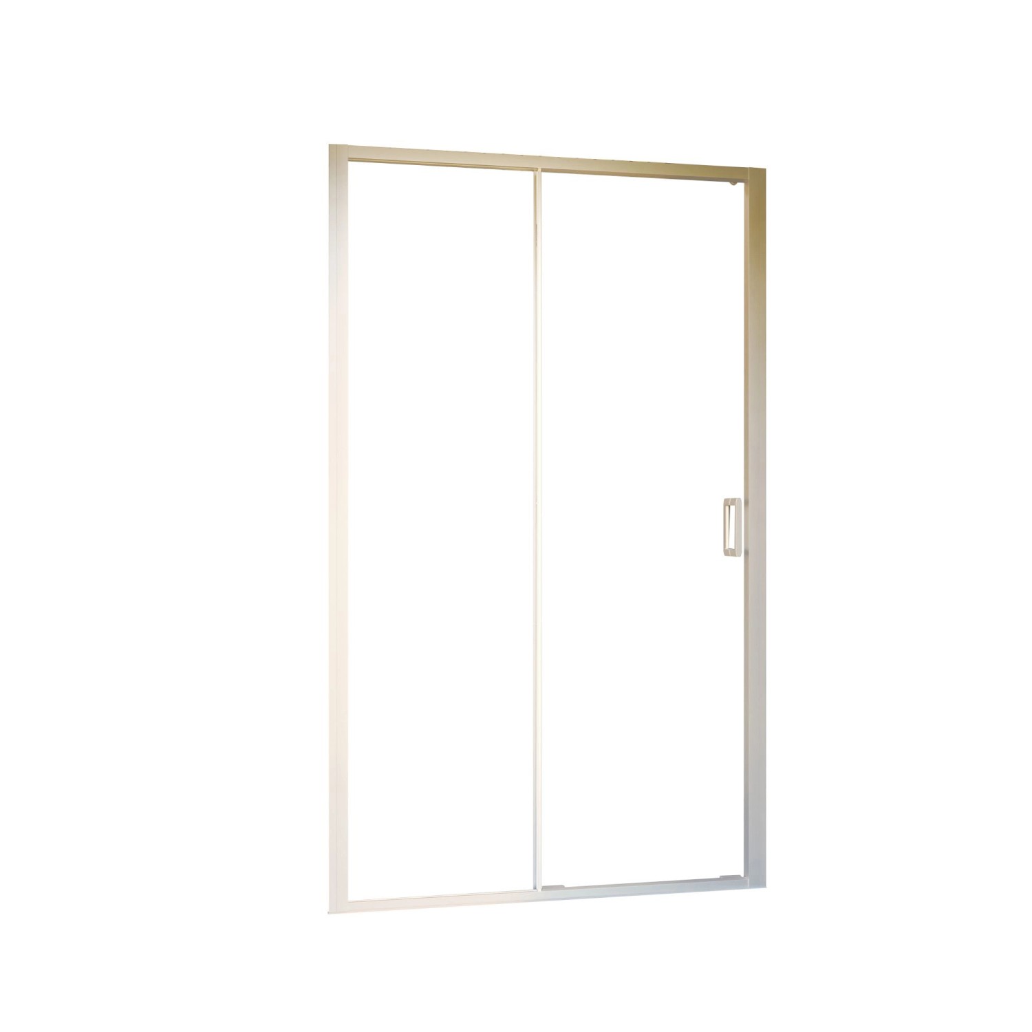 Schulte Schiebetür in Nische Trend 2.0 Alu-Natur links 200 x 140 cm von Schulte
