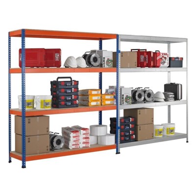 Weitspannregal Z1 Grundregal 2438 x 2450 x 469mm mit Spanplatte Weitspannregal Z1 Grundregal 2438 x 2450 x 469mm mit Spanplatte von Schulte