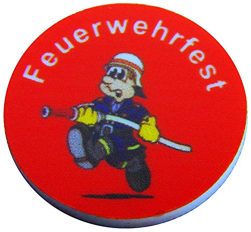 2000 Einkaufswagenchips P12 Feuerwehrfest Pfandmarken verschiedene Motive, auch mit eigenem Wunschtext/Bild. EKW Wertmarken von SchwabMarken