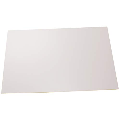 SCHWABMARKEN Polystyrol Platten, Kunststoff, Plattenmaterial, Platten, Hochwertig, Weiß, 210mm x 148mm x 2mm, Rechteckig, Basteln/MODELLBAU von SCHWABMARKEN