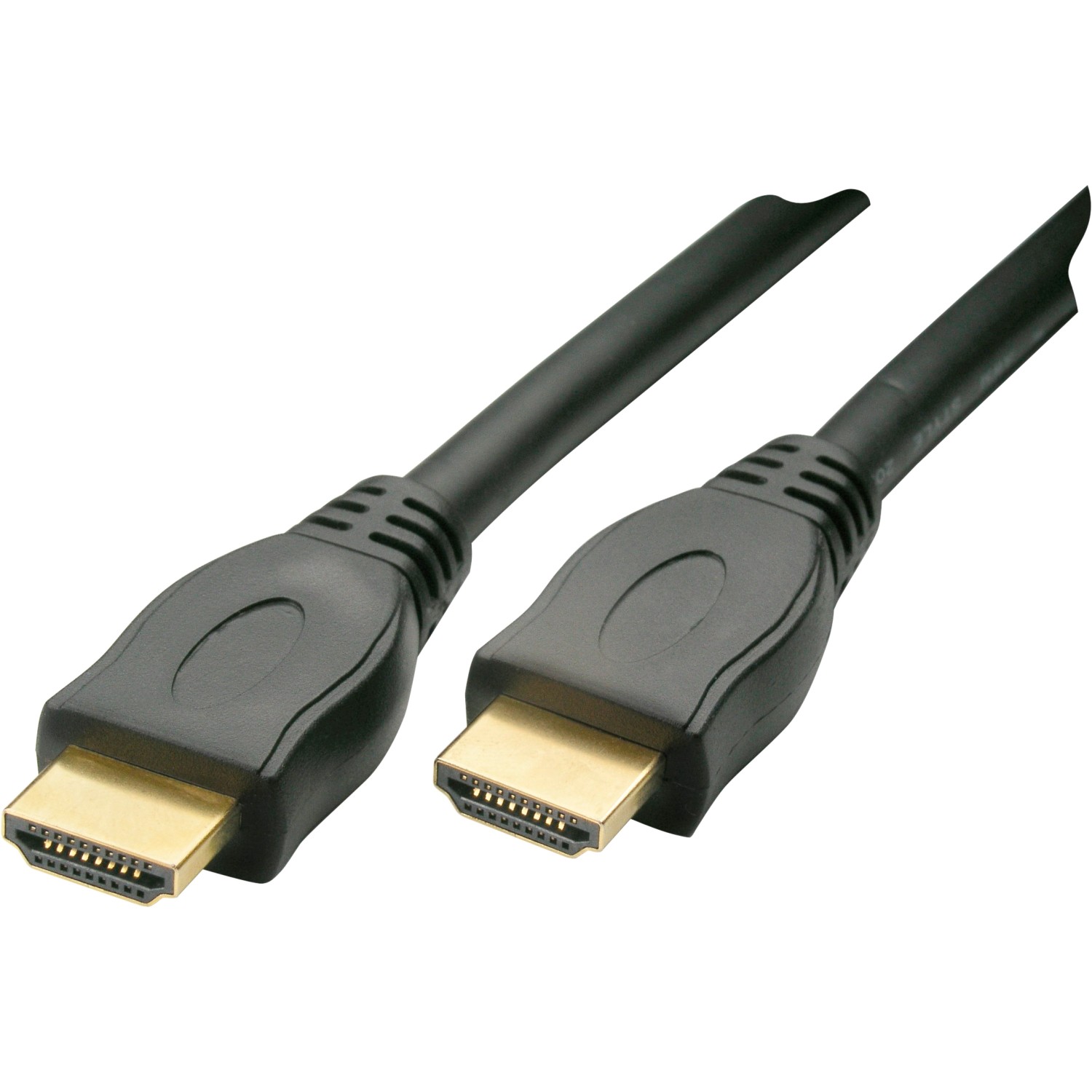 HDMI-Anschlusskabel 2 m vergoldet Schwarz HDMI0200 043 von Schwaiger