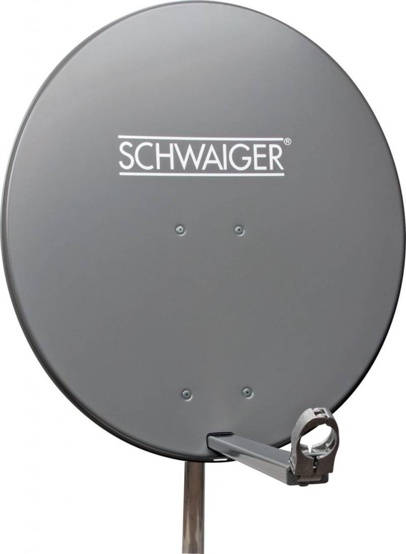 SCHWAIGER Aluminium Offset Antenne 75 cm anthrazit Ø 75 cm von Schwaiger
