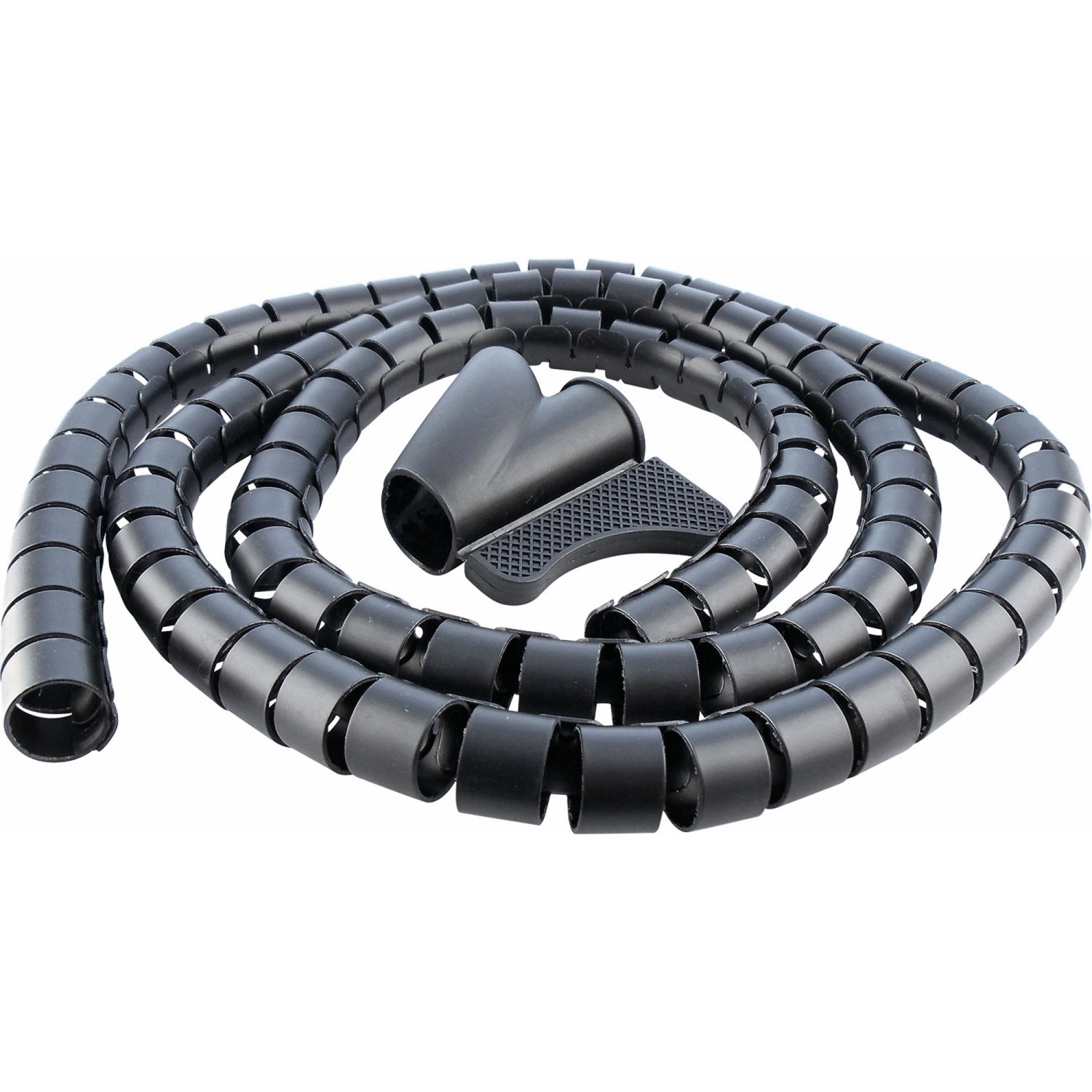 Schwaiger® Kabelspiralschlauch (Ø 28 mm) Schwarz von Schwaiger