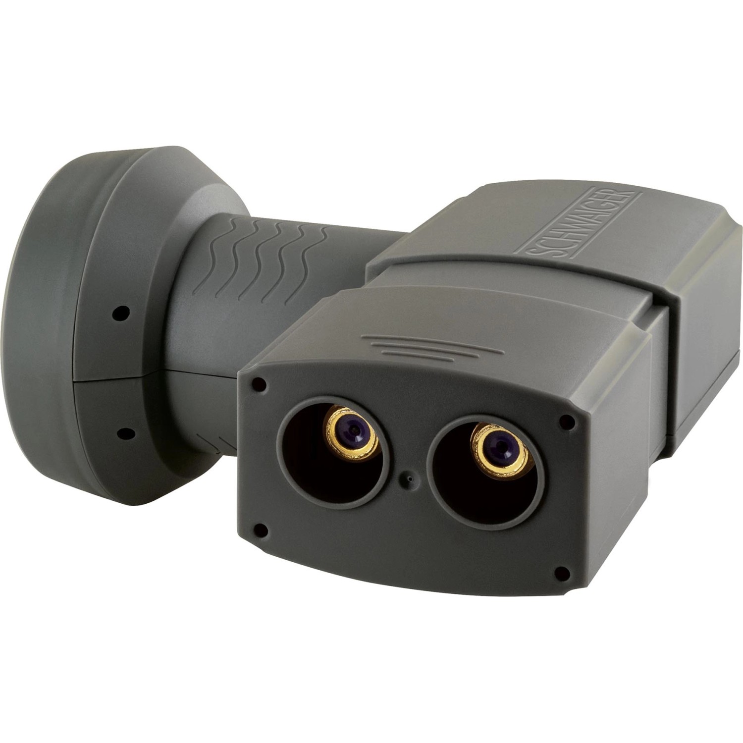 Schwaiger® Sun Protect - Digitales Twin LNB Anthrazit von Schwaiger