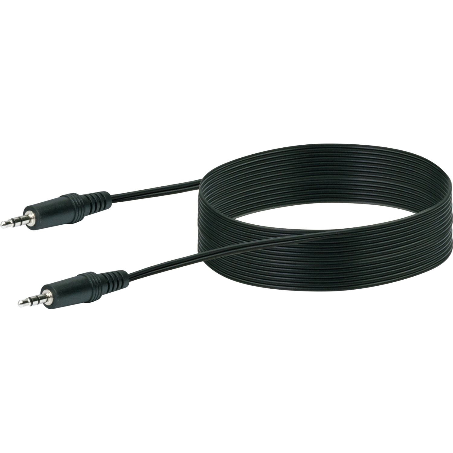 Schwaiger Audio-Anschlusskabel 3,5 mm Klinkenstecker Schwarz 5 m von Schwaiger