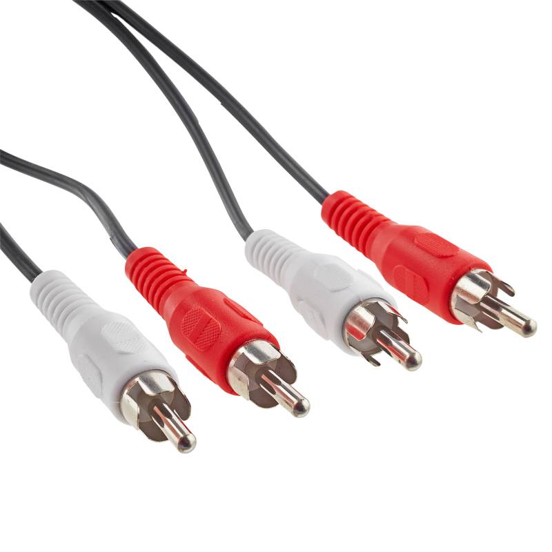 Schwaiger Cinch-Audioverbindung schwarz 5 m von Schwaiger
