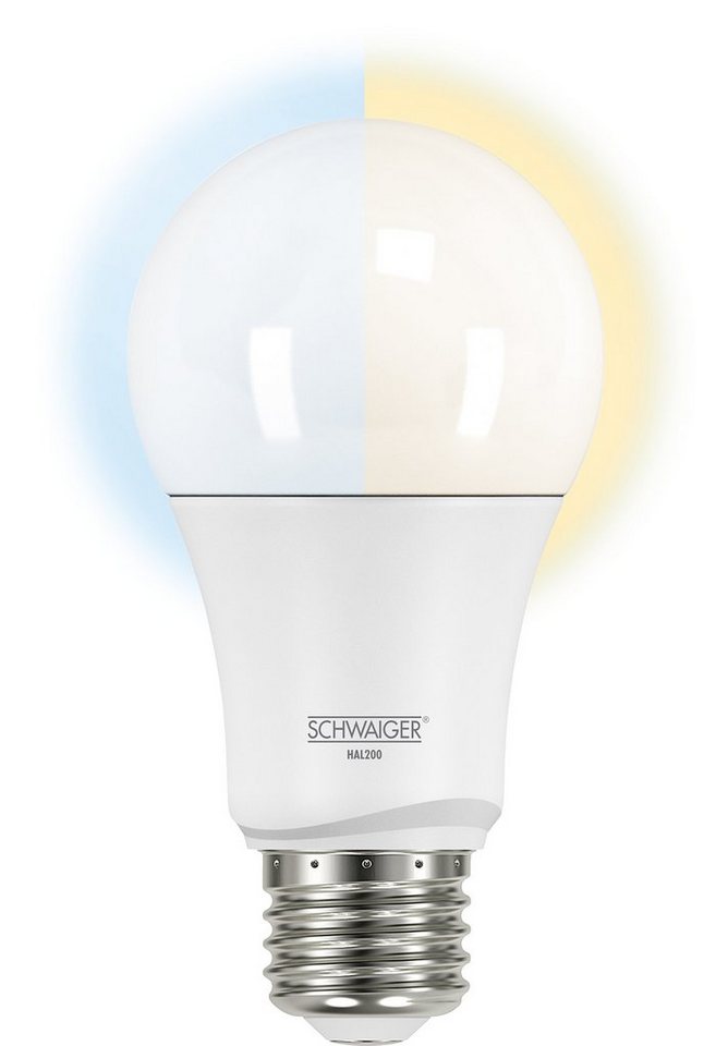 Schwaiger LED-Leuchtmittel HAL200, E27, warm, neutral, kaltweiß, dimmbar von Schwaiger