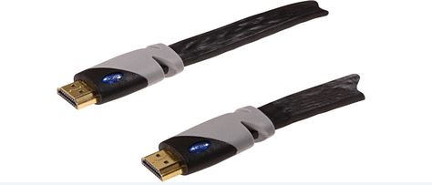 Schwaiger HDMI® Anschlusskabel HDMF15 533 flach schwarz, 1,5m, 2x HDMI von Schwaiger