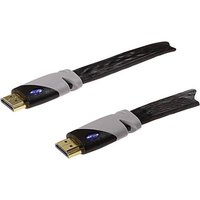 Schwaiger HDMI Anschlusskabel HDMI-A Stecker, HDMI-A Stecker 3.00m Schwarz HDMF30 533 vergoldete Ste von Schwaiger