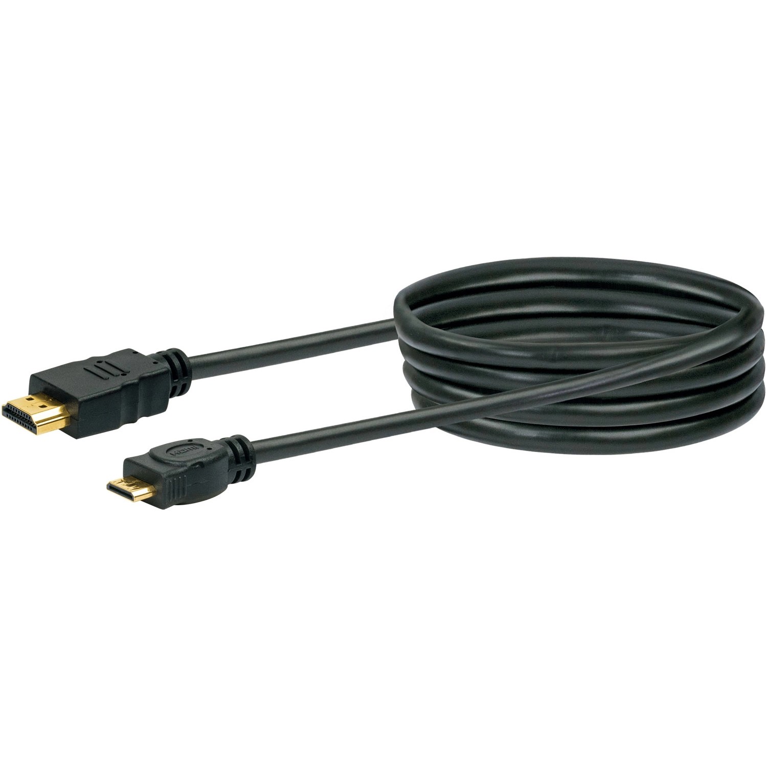 Schwaiger High-Speed HDMI-Mini-Kabel mit Ethernet Schwarz 1,5 m von Schwaiger