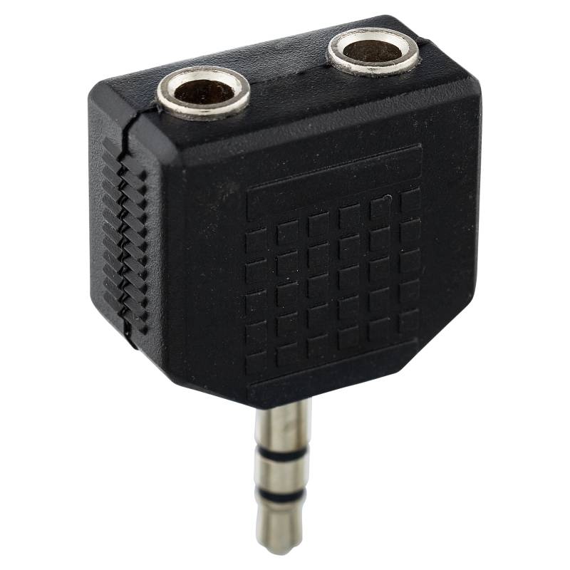 Schwaiger Kopfhöreradapter KHA 4080 stereo Twin Standard 3,5 mm von Schwaiger
