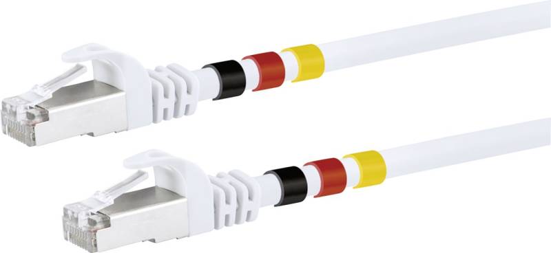 Schwaiger Netzwerkkabel CAT7 2x 3 Farbringe 5 m von Schwaiger