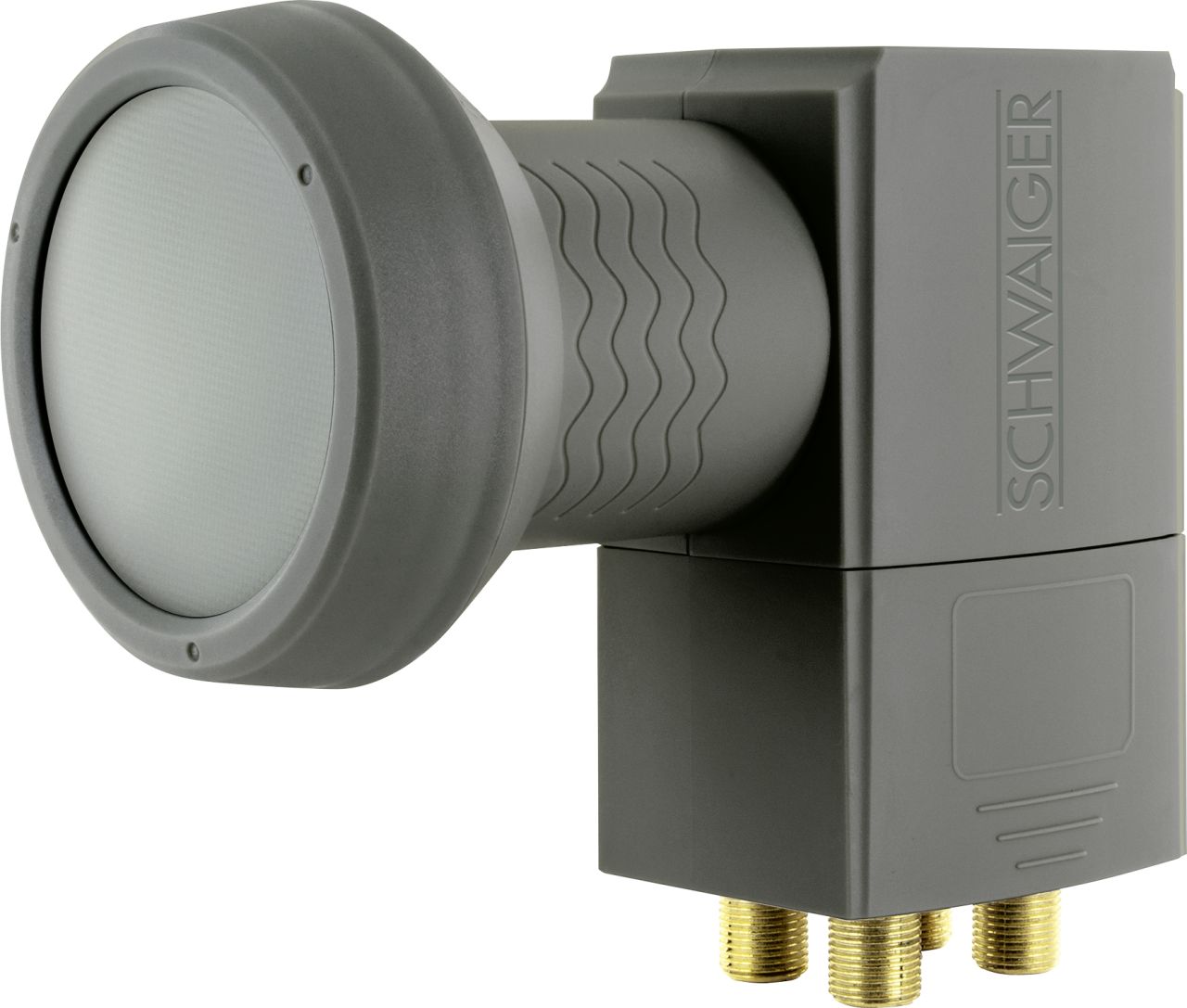 Schwaiger Quad LNB digital anthrazit, 4 Teilnehmer von Schwaiger