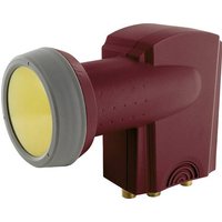 Schwaiger SPS6918R531 Quattro-LNB Feedaufnahme: 40mm Ziegel-Rot von Schwaiger