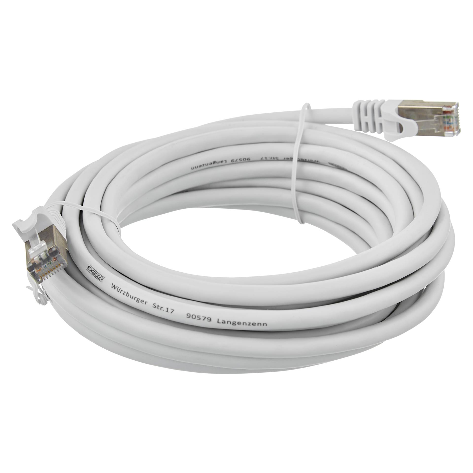 Schwaiger S/FTP-Netzwerkkabel CAT 6 weiß 5 m Schwaiger S/FTP-Netzwerkkabel CAT 6 weiß 5 m von Schwaiger