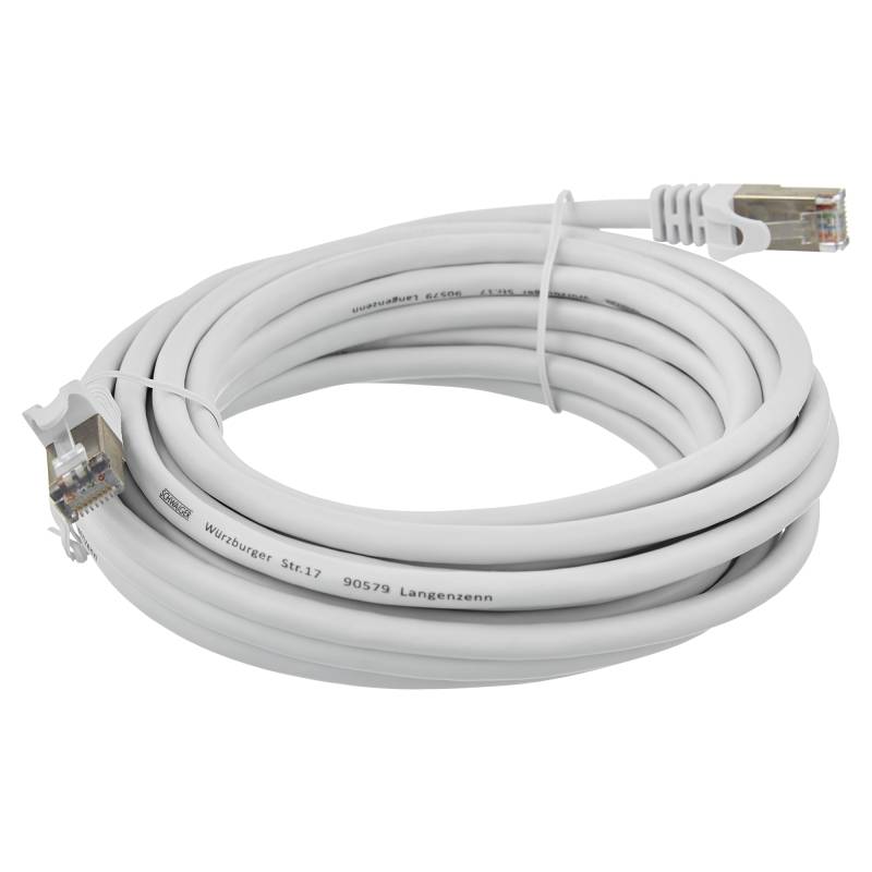 Schwaiger S/FTP-Netzwerkkabel CAT 6 weiß 5 m von Schwaiger