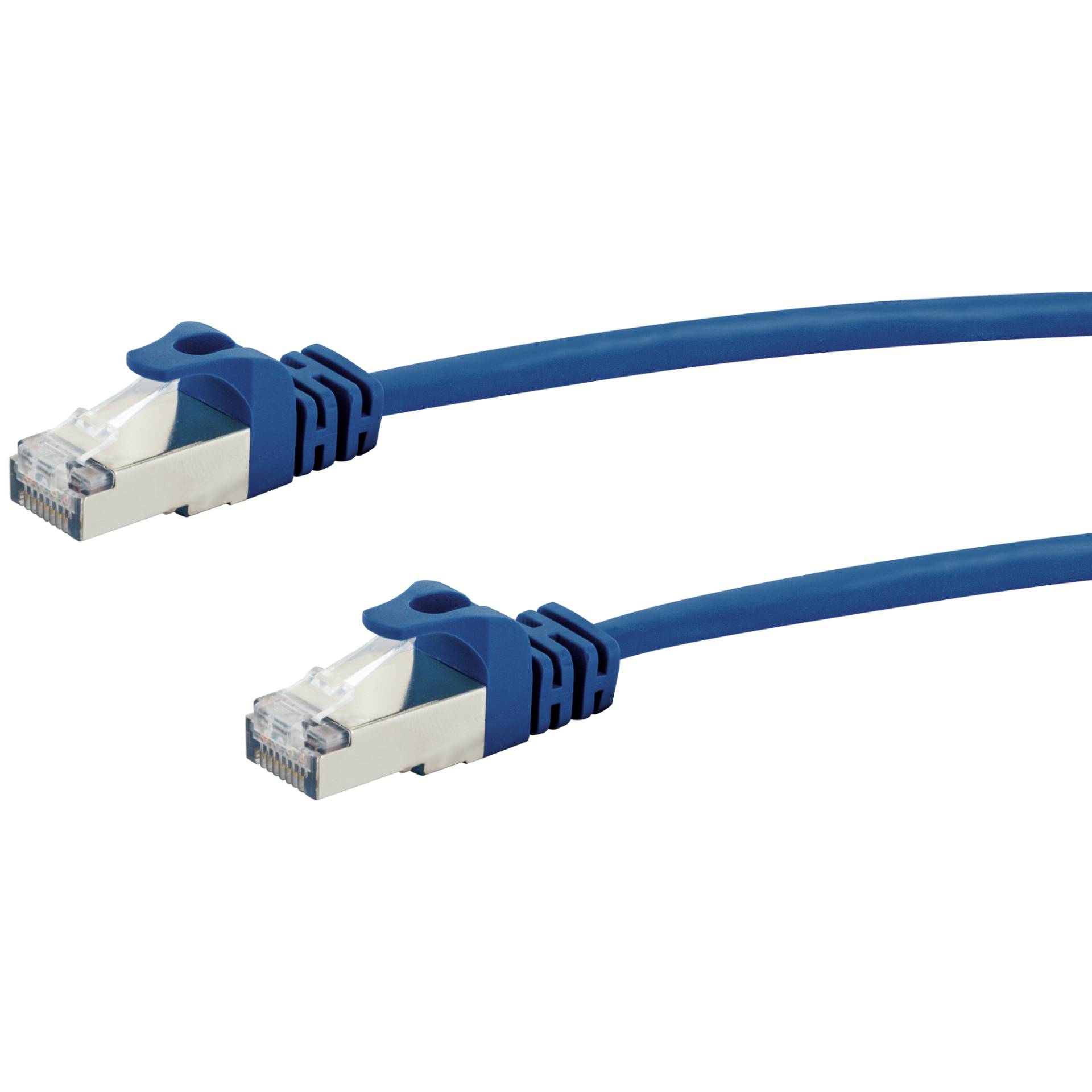 Schwaiger S/FTP-Netzwerkkabel CAT 8 blau, 2 m Schwaiger S/FTP-Netzwerkkabel CAT 8 blau, 2 m von Schwaiger