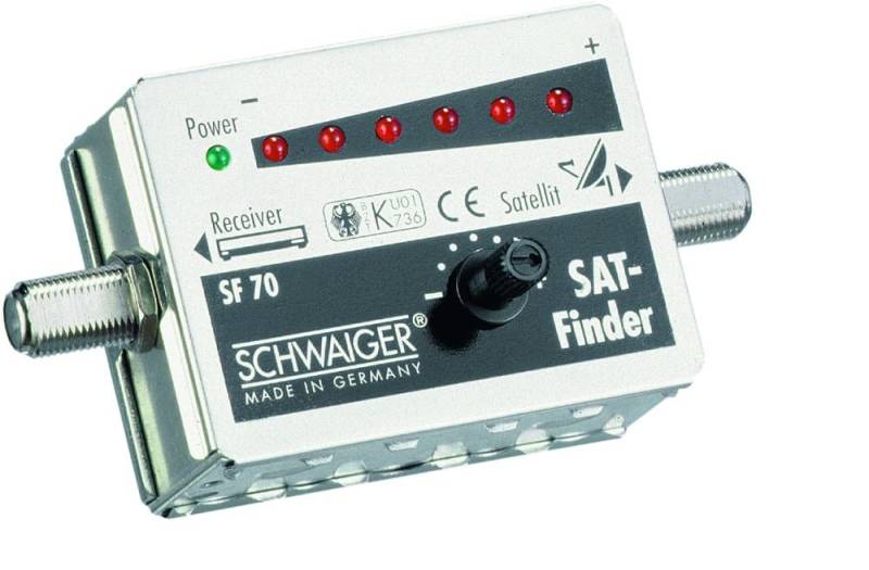 Schwaiger SAT-Finder SF70 531 6 LED Anzeige + Ton Schwaiger SAT-Finder SF70 531 6 LED Anzeige + Ton von Schwaiger