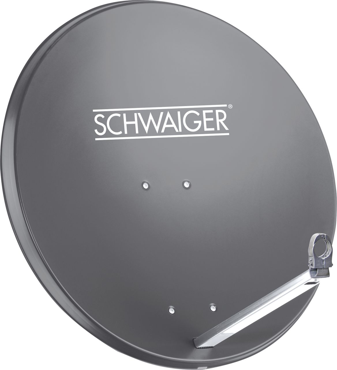 Schwaiger SAT Spiegel Aluminium 75 cm anthrazit von Schwaiger