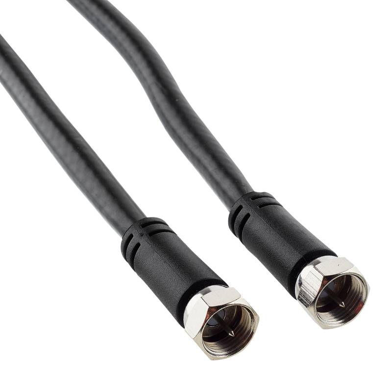 Schwaiger SAT-Verbindungskabel schwarz 90 dB 1,5 m von Schwaiger