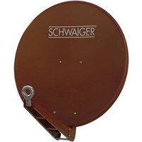 Schwaiger SPI075 SAT Antenne 75cm Reflektormaterial: Aluminium Rot (metallic) von Schwaiger