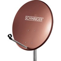 Schwaiger SPI550.2 SAT Antenne 60cm Reflektormaterial: Stahl Ziegel-Rot von Schwaiger