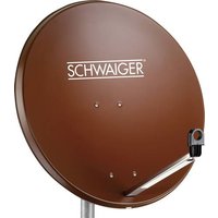 Schwaiger SPI996.2 SAT Antenne 80cm Reflektormaterial: Stahl Ziegel-Rot von Schwaiger